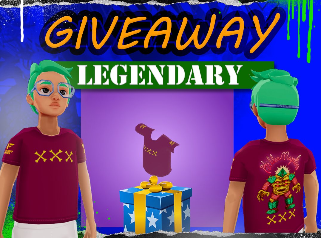 ❤❤❤❤❤❤❤❤❤
#GIVEAWAYS #FreeNFT #wearable #legendary

1️⃣Follow: @fabinhoDCL 
2️⃣♻Retweet+❤Like
3️⃣tag3 Friends

🏆1 WINNERS 🏆
⏰72hrs⏰

#Giveaways #NFT #Airdrop #ETH #NFTCommuntiy #FREE #decentraland #web3 #dcl #blockchain