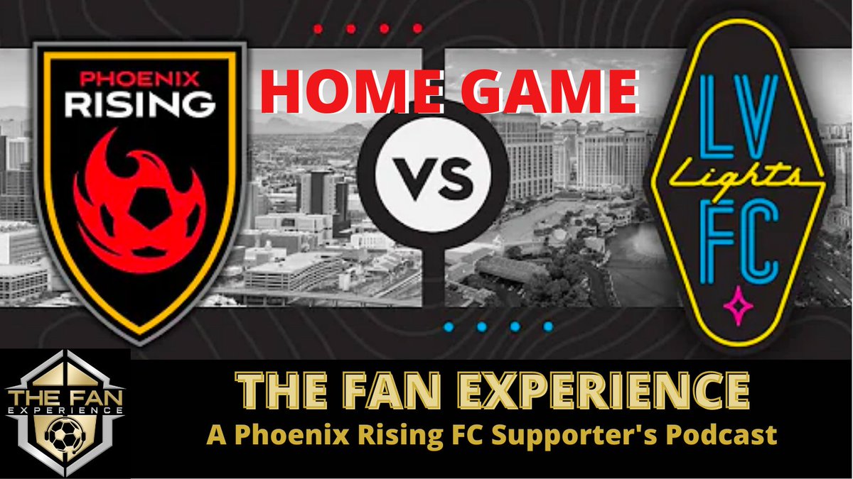FanExperienceFC's tweet photo. 🚨Game day ritual : pre-game pod🎙️

Tonight we go to our happy place!  Get in the zone with an @PHXRisingFC v @lvlightsfc game preview!

Ep.67 out now↙️
🍎 https://t.co/Dxd30jqWrv
🟩 https://t.co/8HEMIHTESR
🕸️ https://t.co/OSHLok1F2M
#RisingAsOne https://t.co/FEdkx8FBz1