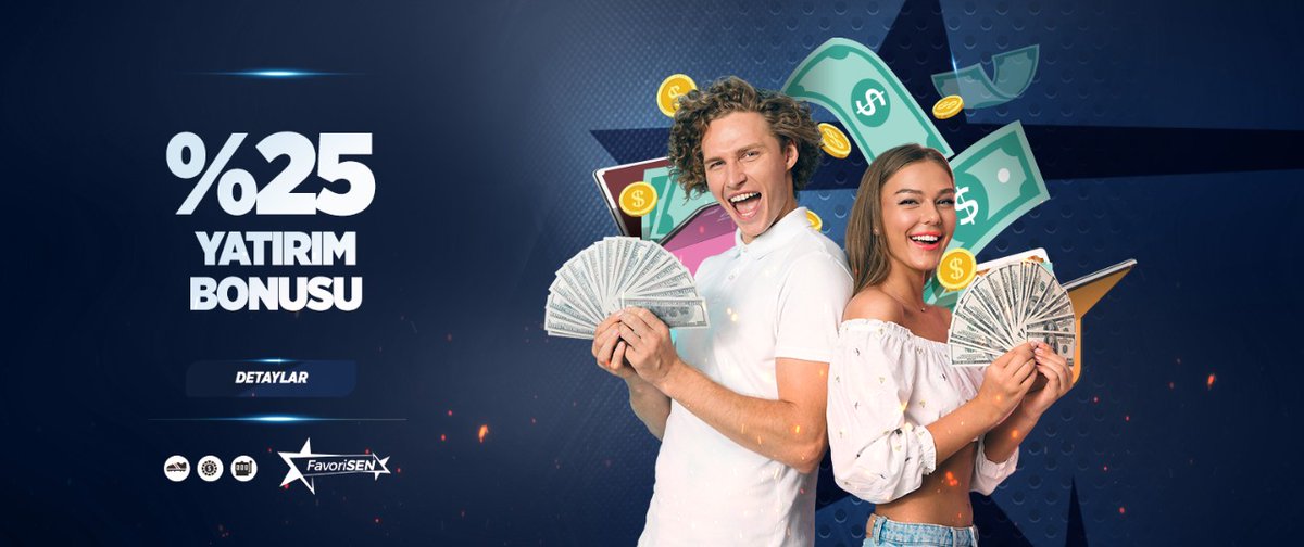 Favorisen Yatırımlarınıza Özel Bonus Yaptı

Artık %25 Yatırım Bonusu Favorisen de.

Pep Tosla Papara Payfix Fastpay 

Üye Ol 🔗 bit.ly/FavorisenTürki… 

#Grandpashabet #betwoon #rudybet #palacebet #mostbet #trbet #timebet #casinovale #gobahis