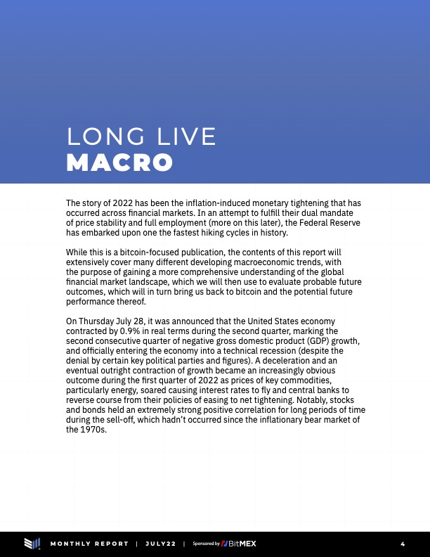 Bitcoin Magazine PRO: "Long Live Macro" is LIVE! 🌐

Take a deep dive into the macroeconomic forces driving #bitcoin and markets with our July 2022 research report.

Download the full 32-page report free:
mailchi.mp/bitcoinmagazin…