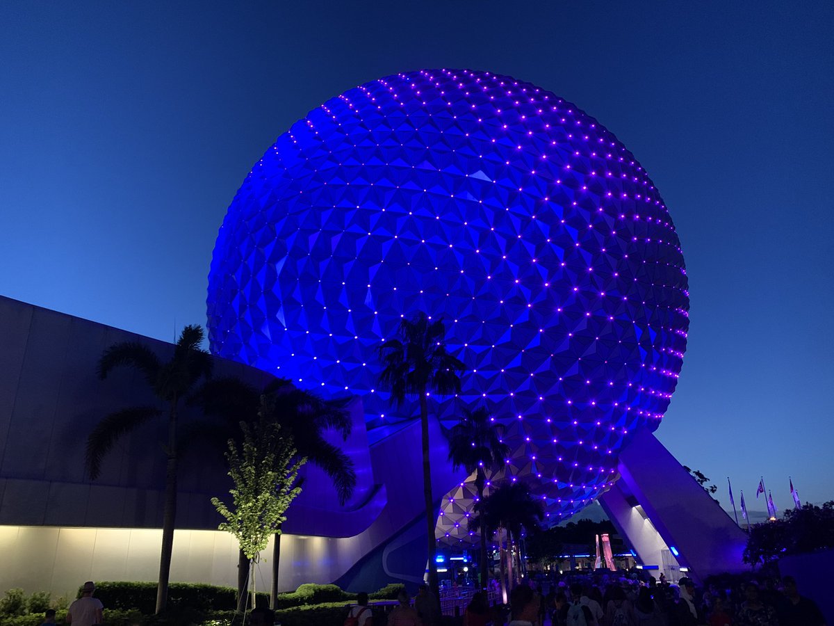 Epcot by night #NoFilter #DisneyWorld50