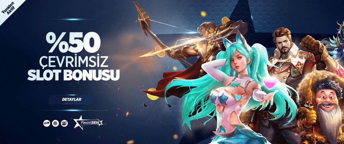 🎰Favorisen slotlarında %50 daha şanslısın!

🤑Tüm yatırım yöntemlerinde geçerli olan %50 çevrimsiz slot yatırım bonusu ile sende kazan

Üye Ol 🔗 bit.ly/FavorisenTürki… 

#Grandpashabet #betwoon #rudybet #palacebet #mostbet #trbet #timebet #casinovale #gobahis