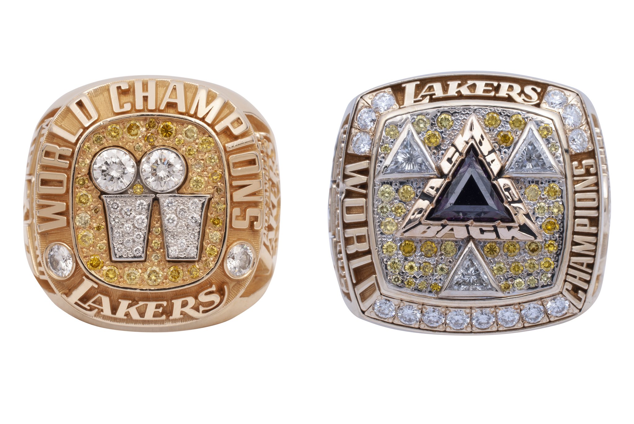 Arash Markazi on X: Former Los Angeles Lakers forward Slava Medvedenko's  two championship rings just sold for a combined $253,534 for charity.  Medvedenko's 2001 ring sold for $126,767 and his 2002 ring