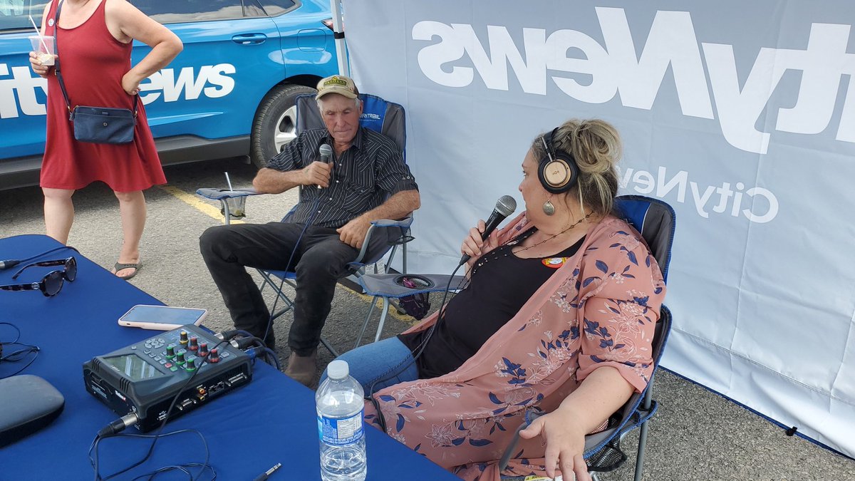 david_jsmith's tweet photo. Wrapping up the show with Navan community leader Wyatt MacWilliams #NavanFair #TheSamLapradeShow https://t.co/BWUXPYOsFV