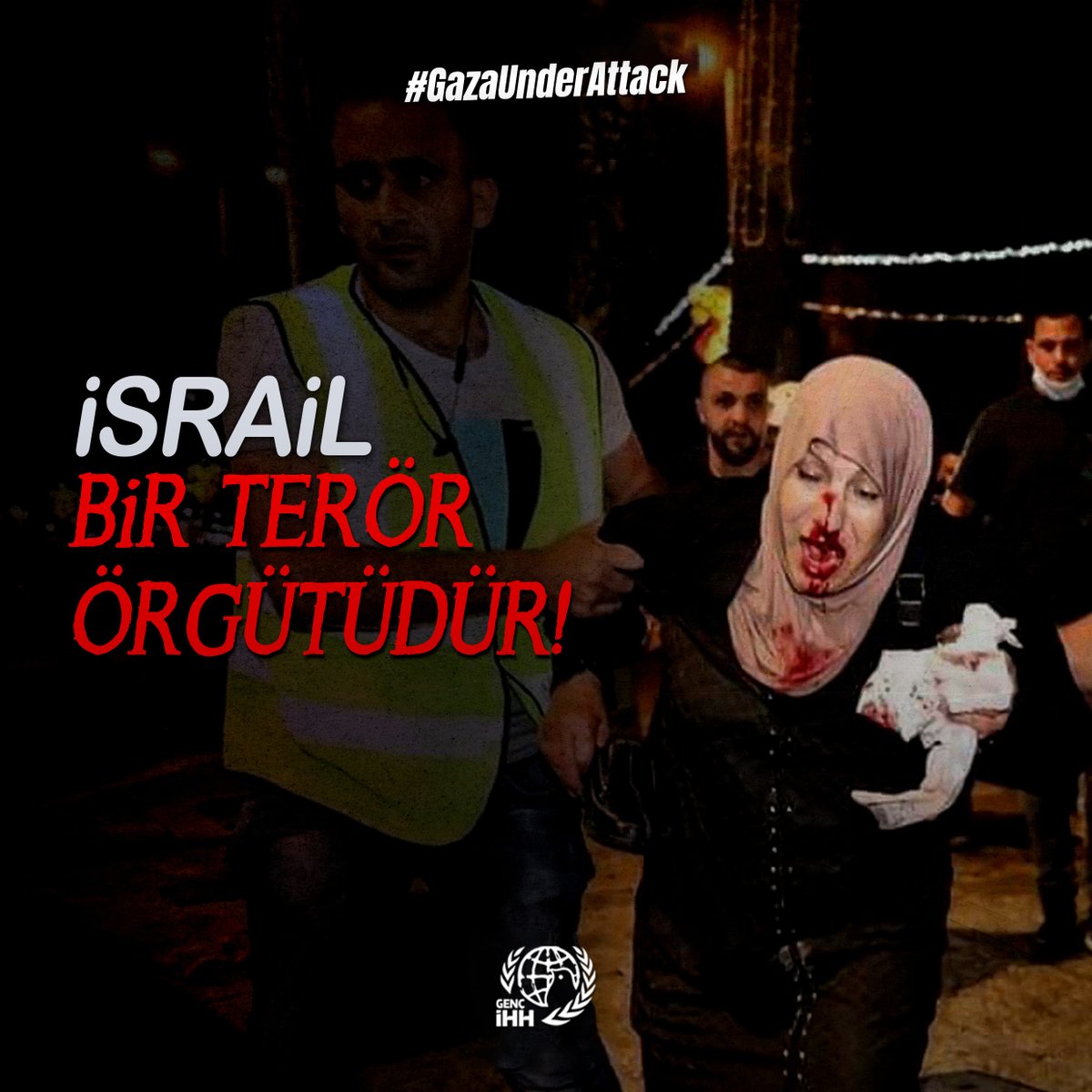 ihhgenc's tweet photo. İsrail bir terör örgütüdür!

#GazaUnderAttack https://t.co/uodgVsBlHN