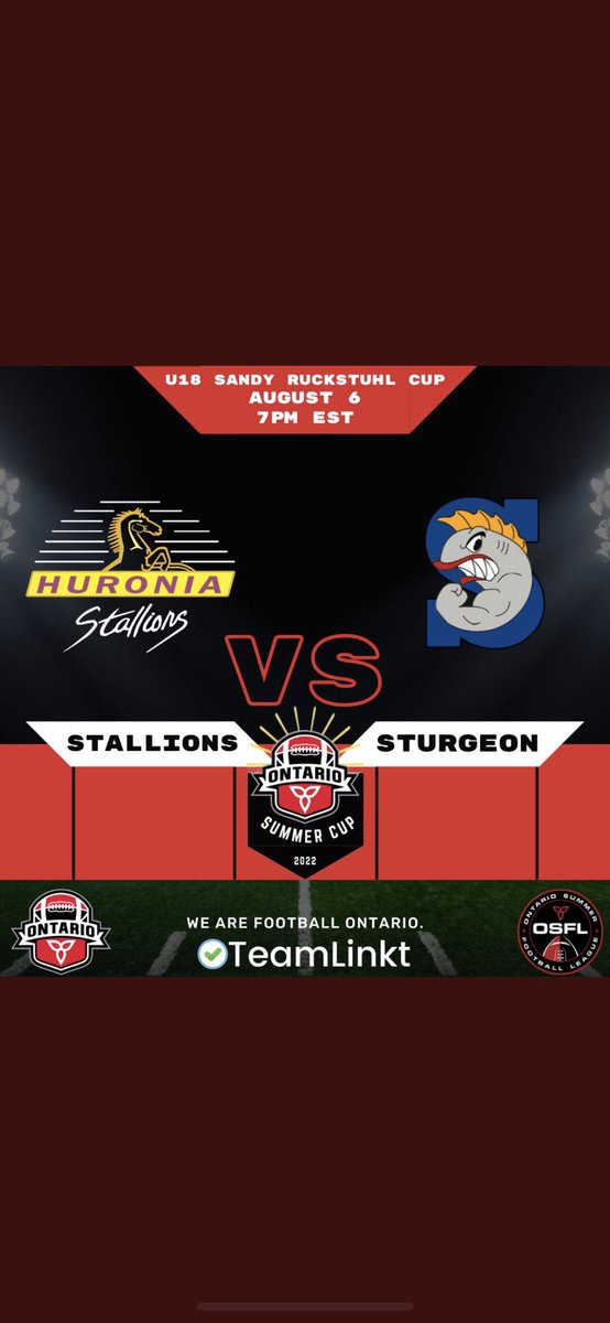 IT’S THE DAY, LET’S GO STURGEONS, ONE FAMILY, ONE GOAL