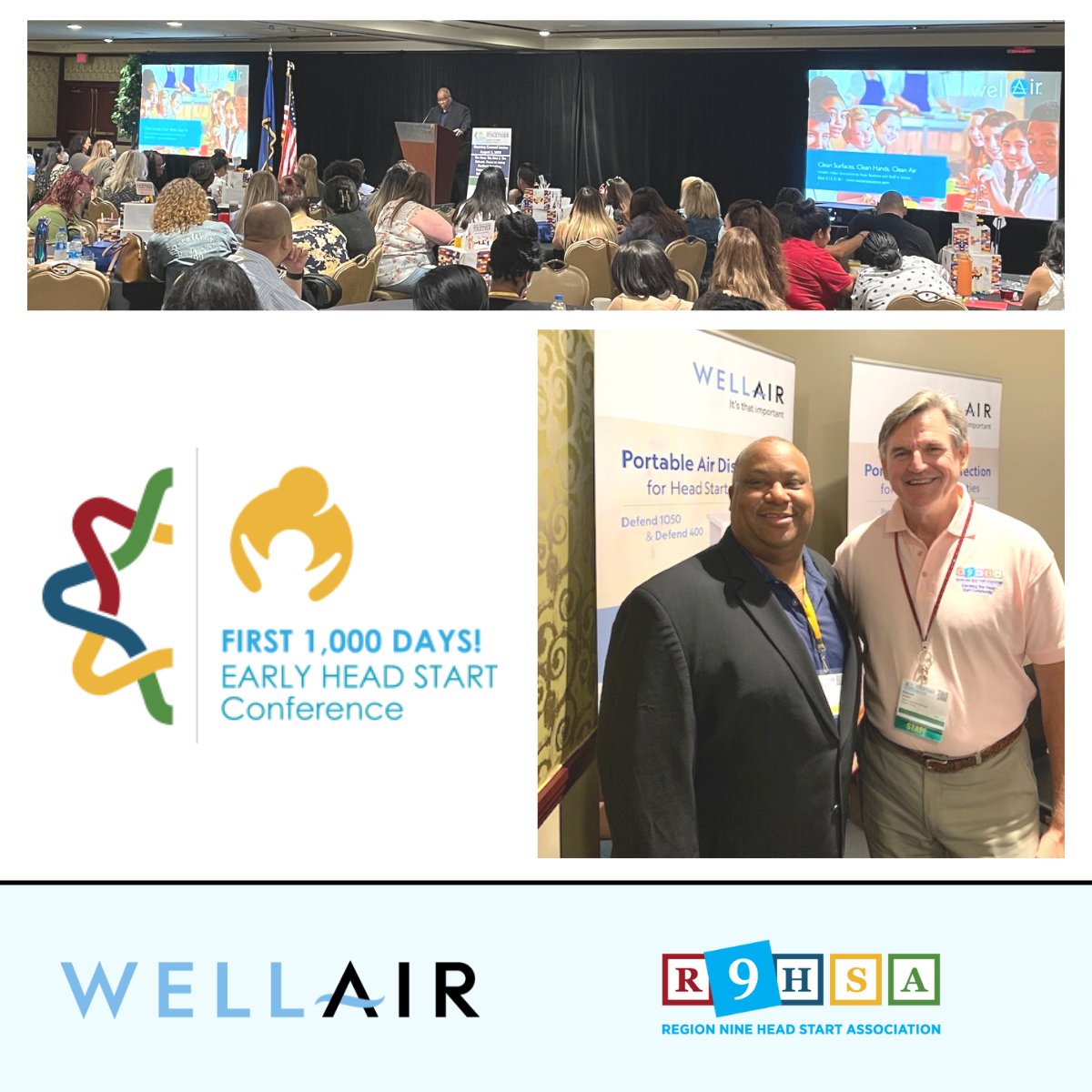 WellAirInc's tweet photo. #WellAir participated in the Early Head Start Conference this week with the @Region9HS in Las Vegas! Together, we are helping children breathe cleaner air! @econdon
Read more on our partnership: https://t.co/1Rn1TZt4CT
#HeadStart #EarlyHeadStart #CleanAir #ItsThatImportant https://t.co/0pm8do0F5d