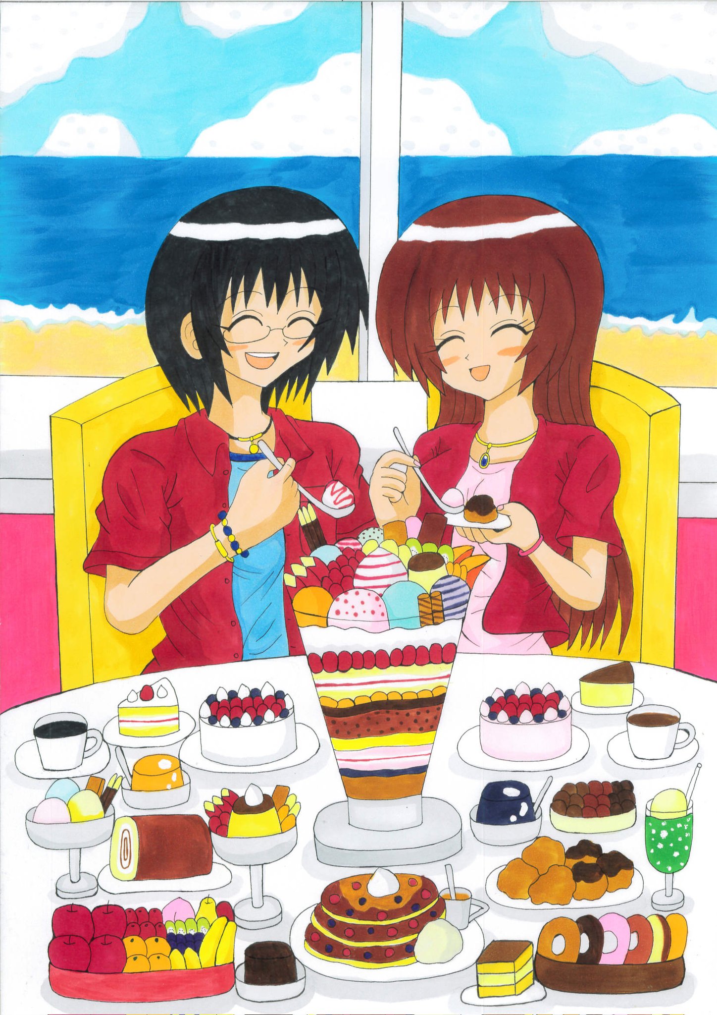 トムソーヤ 創作男女cpラブラブイラストでtlを埋め尽くす会 最高過ぎるタグを見付けたので俺も便乗 天野夫婦 は結婚してからもすごくラブラブです T Co Sjjxi1p4b3 Twitter