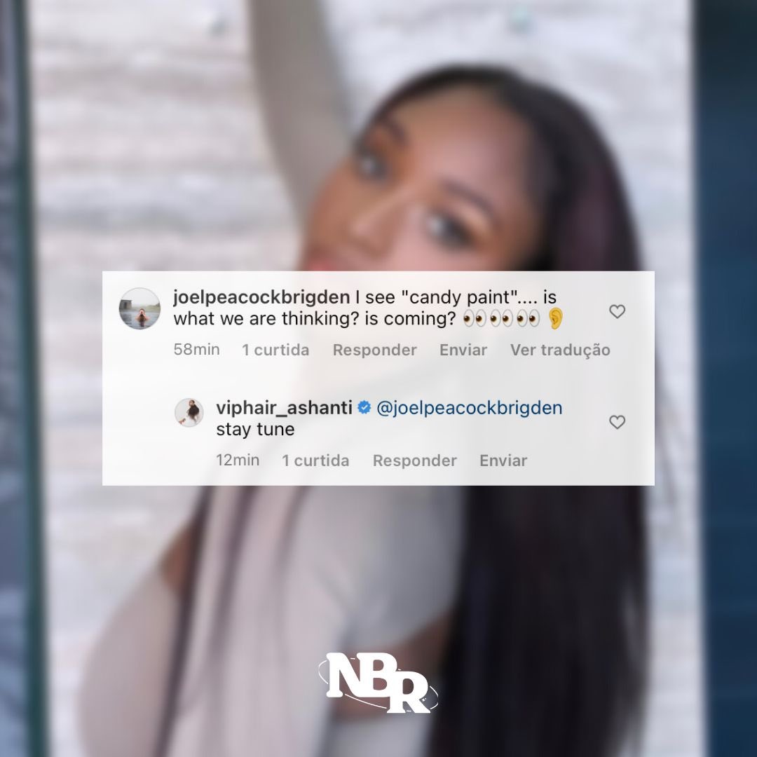 normanibrasiI's tweet photo. IG | Cabeleireira da Normani utilizou  #Candypaint em sua última publicação do Instagram e respondeu a um comentário.

Tradução: 
“Eu vejo “#CandynotmPaint”… É o que estamos pensando? Esta vindo?”

“Fique atento” https://t.co/YuD5qI1LXk