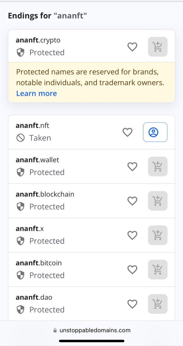 AnaNFT_'s tweet photo. Hi fam! AnaNFT domains have been protected by the @unstoppableweb team! 🛡️
This means they recognise me as a notable individual on #Web3, so my identity Ananft.nft is protected only for me forever 🔥
Thanks #UDteam for supporting me and protecting my brand ♥️
#WomenInNFT #UDfam https://t.co/OBjYhBis5N