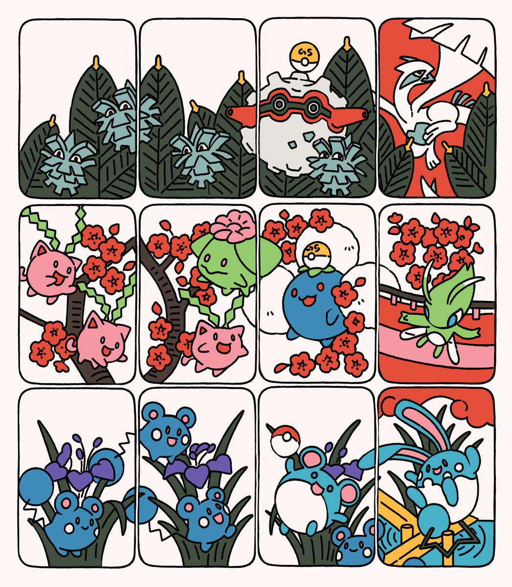 Preparing the Pokémon Hanafuda for print 