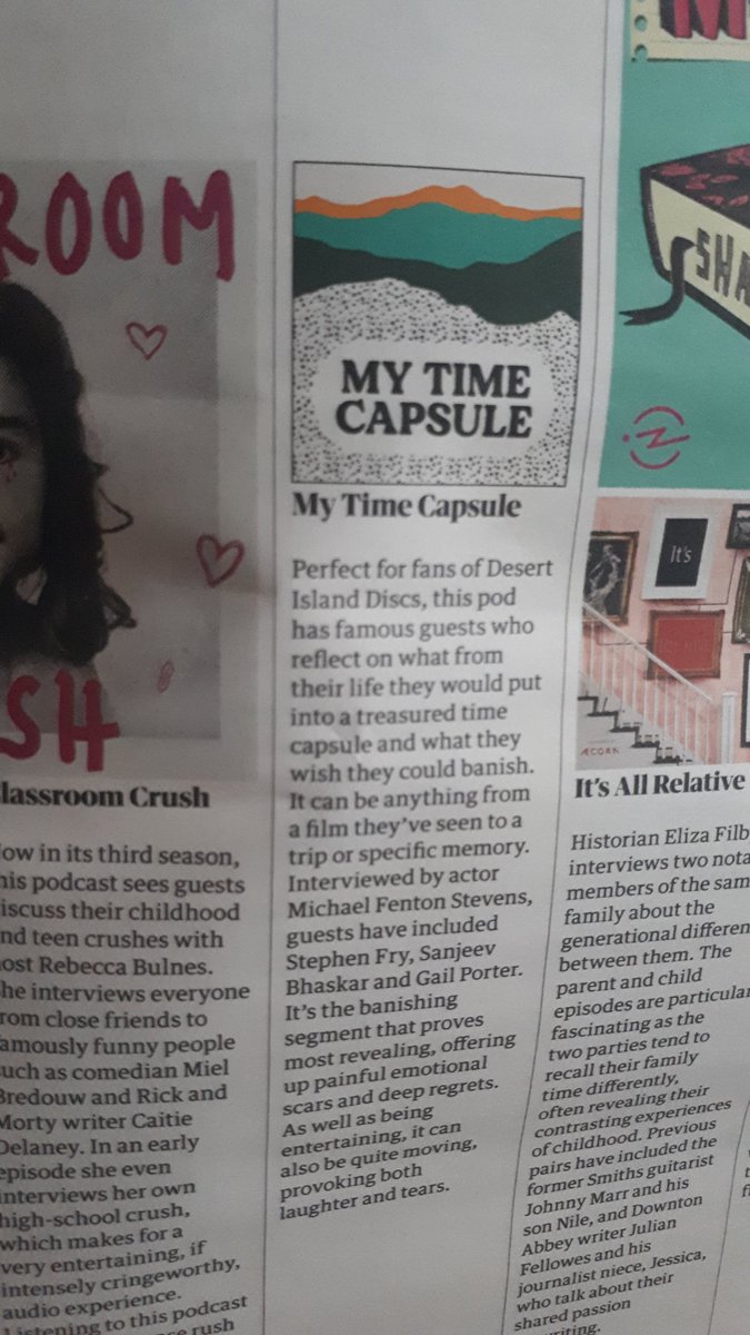 janestuch's tweet photo. Good to see one of my favourite podcasts getting a recommendation in today's Saturday Guardian magazine! @fentonstevens @MyTCpod https://t.co/JTSLT52La6