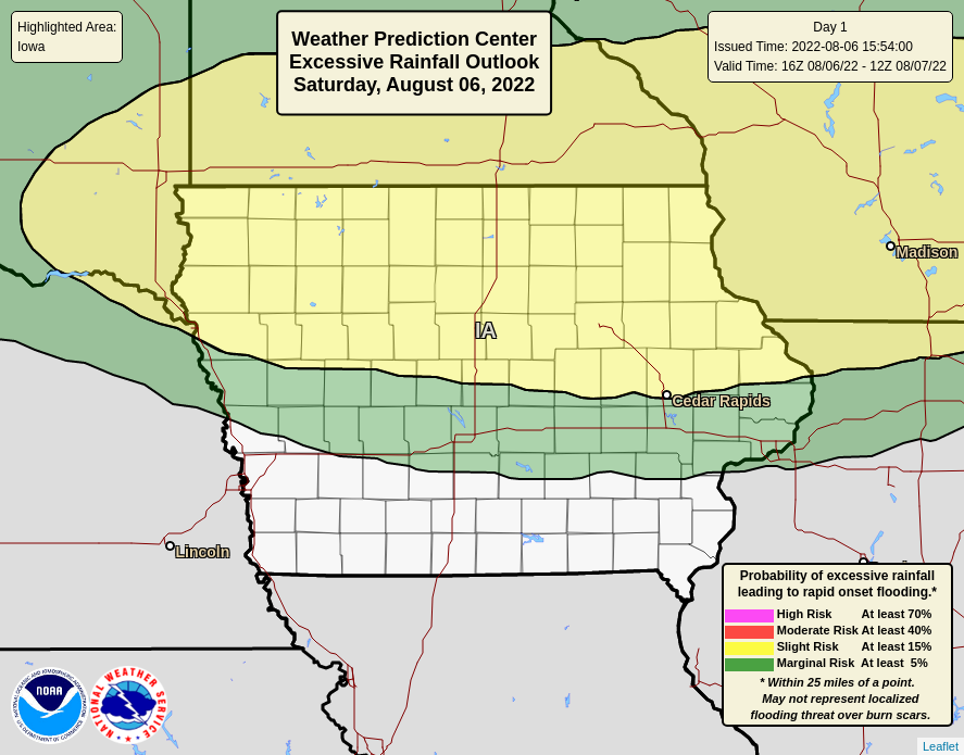 NWS Des Moines on Twitter "Us Could be locally heavy rainfall tonight over northern Iowa