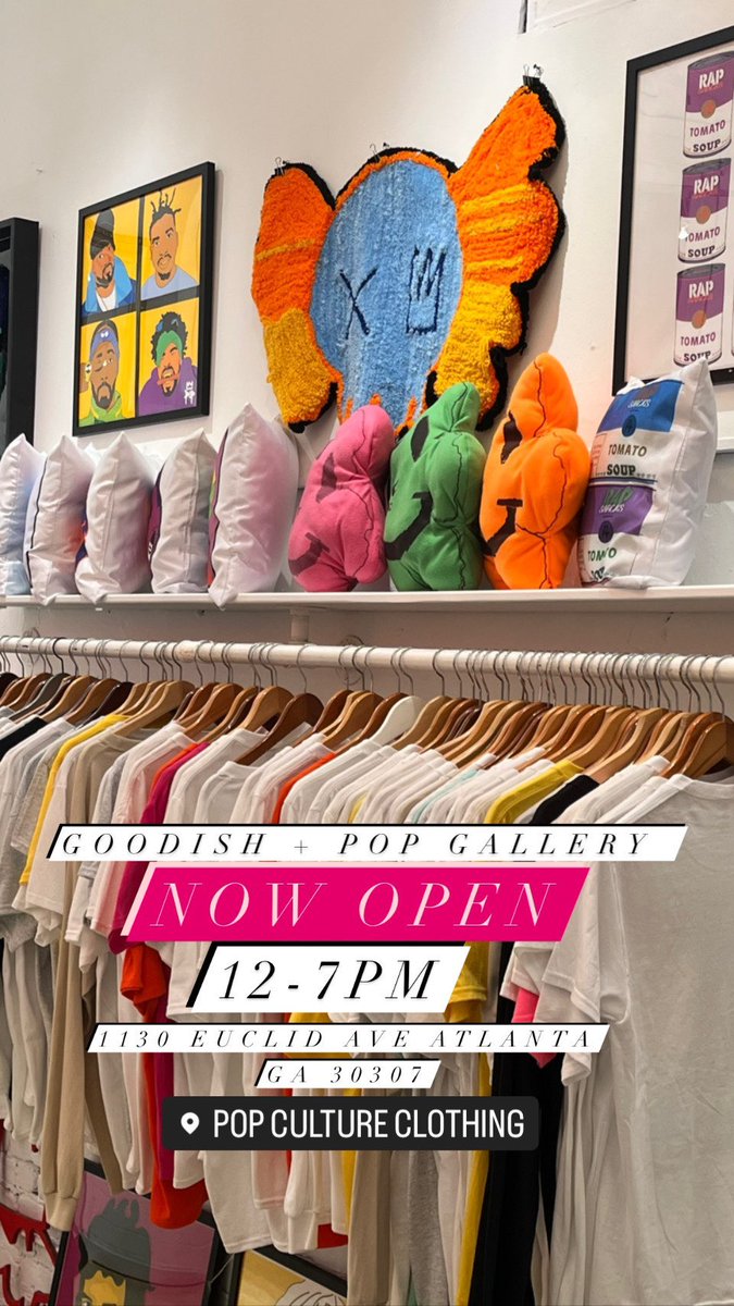 KingPopDesign's tweet image. OPEN TODAY UNTIL 7PM
GOODISH + POP GALLERY 
1130 EUCLID AVE ATLANTA GA 30307
#littlefiveppoints 
#atlanta 
#boutique 
#shoppping