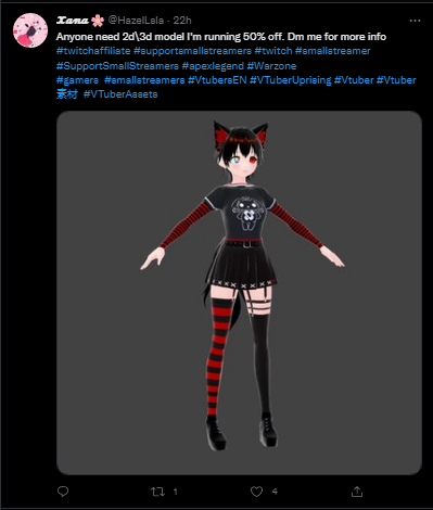Hello guys. So someone is using my 3d model. Can you guys report and block them please? Thank you.
I'm working on this model for <a href="/SmonioUwU/">SmonioUwU🦊🩸| Smo.V Music</a> 
@HazelLsla Report them and share this tweet.