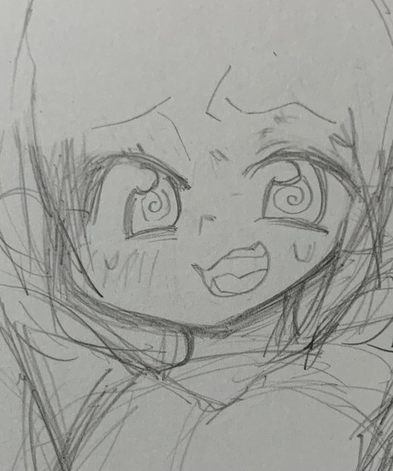 skeb絵、良い表情描けてきた💕 