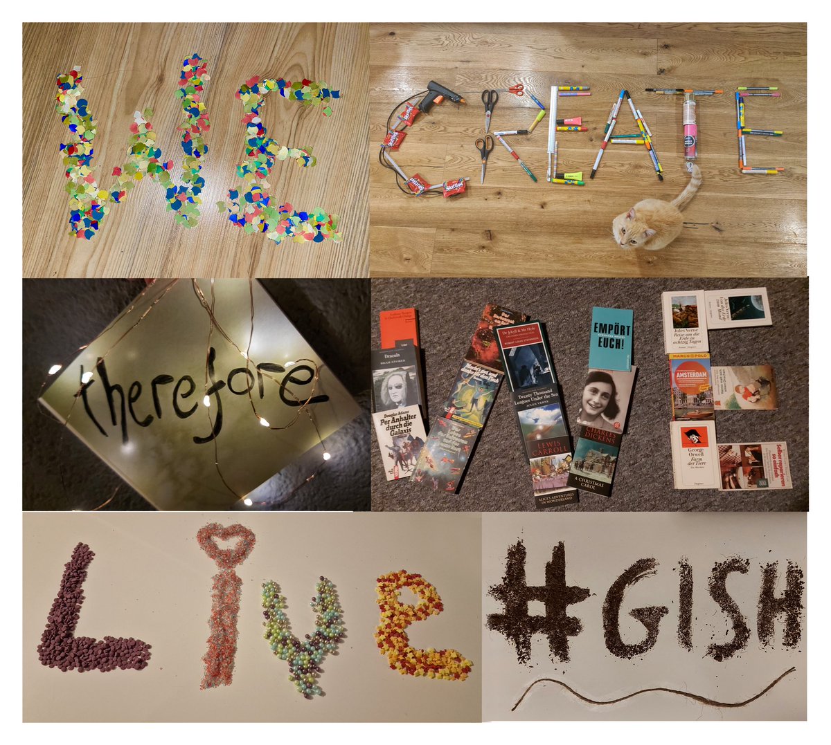 we create, therefore we live #GISH #TeamSupergishables #create
