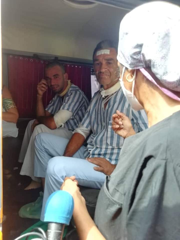 Comparto esta información recibida, Francisco y Cristhian Guerra, padre e hijo, trabajadores de @AguasdeLaHabana, que manejaban una de las pipas que desde #LaHabana acudió esta madrugada a apoyar en #Matanzas, recibieron el alta médica. Unidad y solidaridad #FuerzaCuba