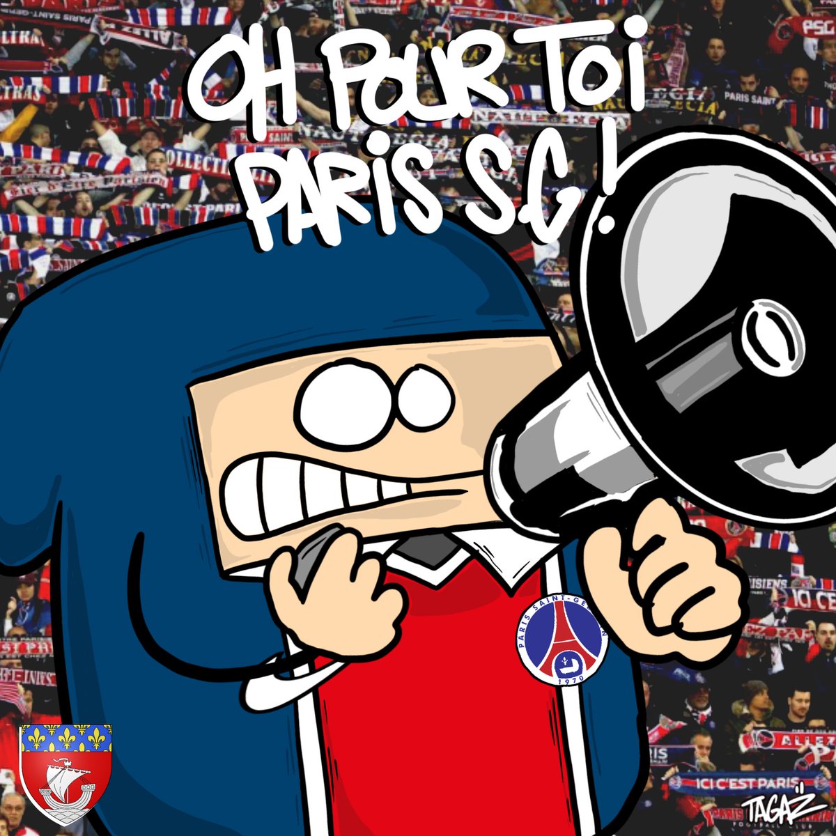 SUPPORTONS ⚔️🔴🔵✊
#CF63PSG #PSG #Messi #Neymar #Ligue1UberEats