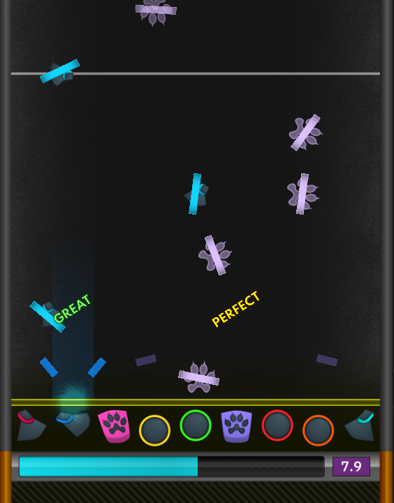 projectoutfox's tweet image. #ProjectOutFox features a drum mode with 6, 9, and 10-lane (real) styles, and support for DTX files!

....wait, what the heck is going on with the notes?!