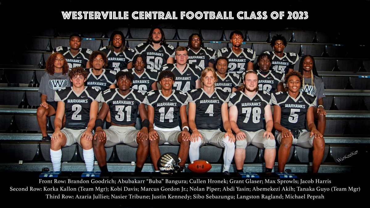 Westerville Central Football Seniors