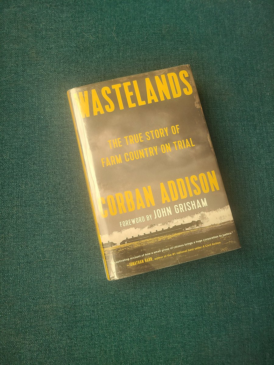 benfelder_okc's tweet photo. Reading "Wastelands" by @CorbanAddison. Story is about a case against Smithfield but it speaks to the growth of Chinese owned ag operations in the US. A lot of recent talk here about the Chinese buying pot farms in Oklahoma, but this problem has existed for decades across ag. https://t.co/tDAZVJqKhR