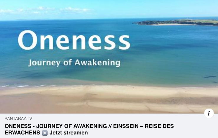 FabienneMathier's tweet image. ONENESS nun auf PANTARay!
Die VOD-Plattform PANTARay in Deutschland hat &quot;Oneness&quot; in ihre Filmauswahl aufgenommen:
pantaray.tv/einssein-reise…
PANTARay hat viele weitere Filme mit Spirit &amp;amp; Tiefgang: PANTARay.tv
#onenessfilm #pantaray