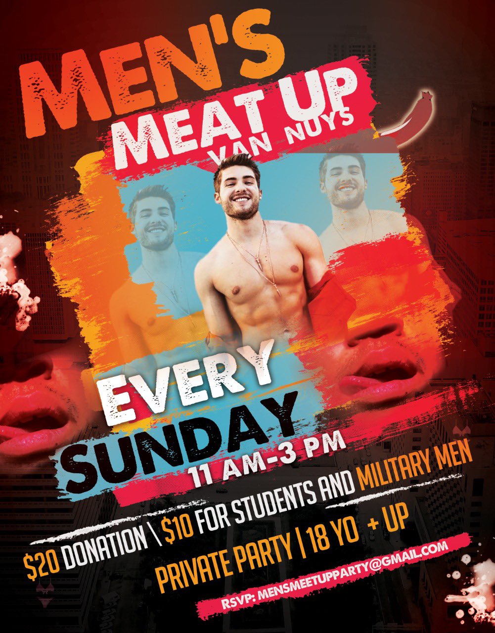 MenPlayLA on Twitter "Sun Aug 7 Men's Meat Up Play Party in Van Nuys