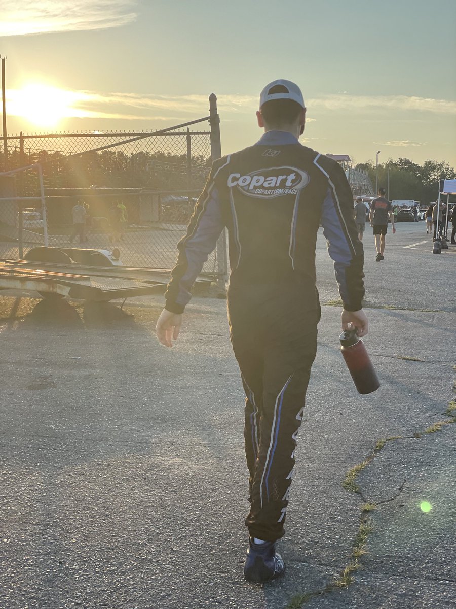 Staying hydrated on a hot night at ⁦@OxfordPlains⁩… Driving the #7B Copart Super Late Model tonight in a 100 lap feature… ⁦@RacingAmerica⁩ ⁦@FloRacing⁩ ⁦@SRWRadio⁩ ⁦@ShortTrackPics⁩ Copart.com/race