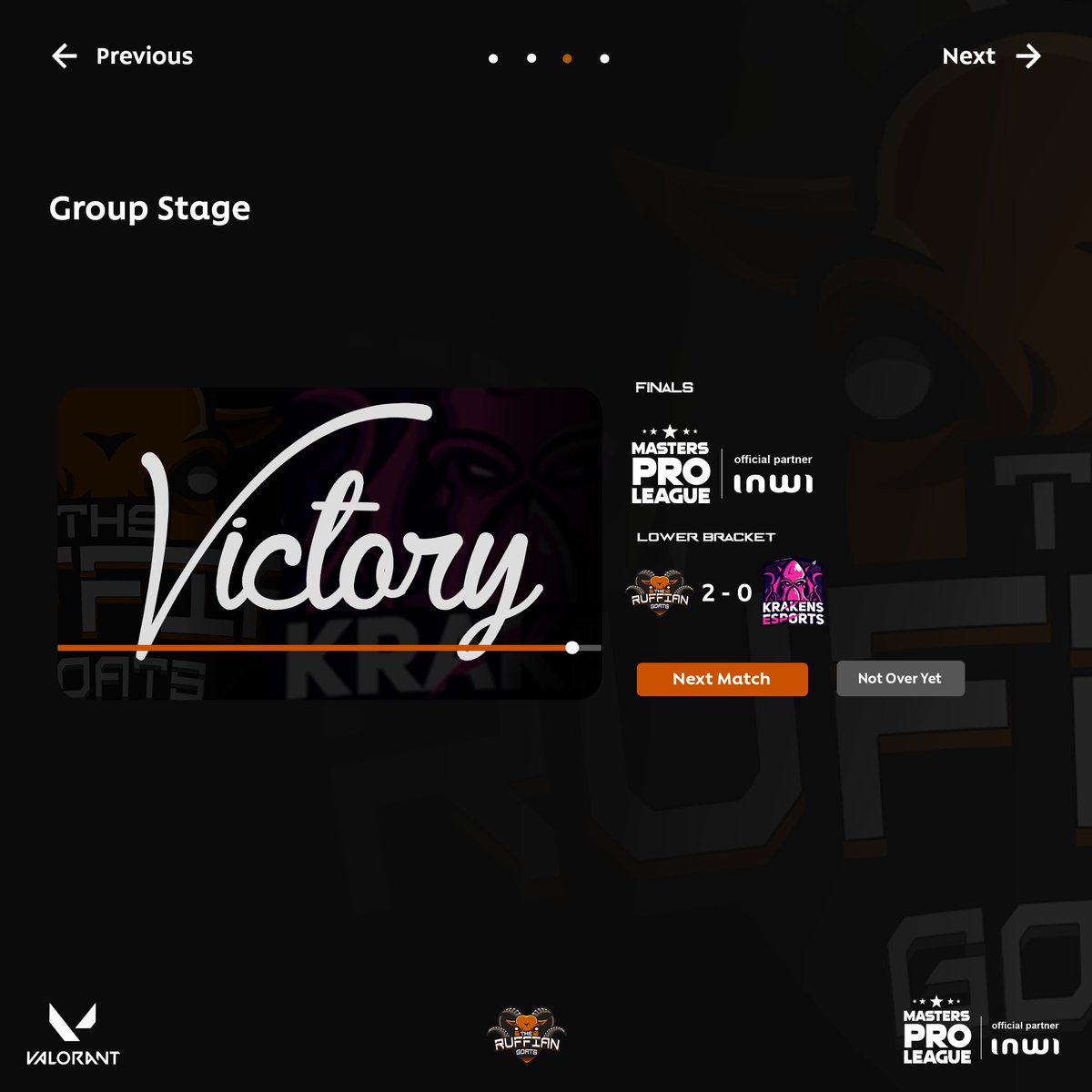 rfgesports_'s tweet photo. Nothing new the boys nailed it again 😴
we are making our way to the top 🔥 👏
ROUND 3 - FINALS - MASTERS PRO LEAGUE / MPL .
THE RUFFIAN GOATS 2 - 0 KRAKENS ESPORTS https://t.co/NIt1b7JsRe