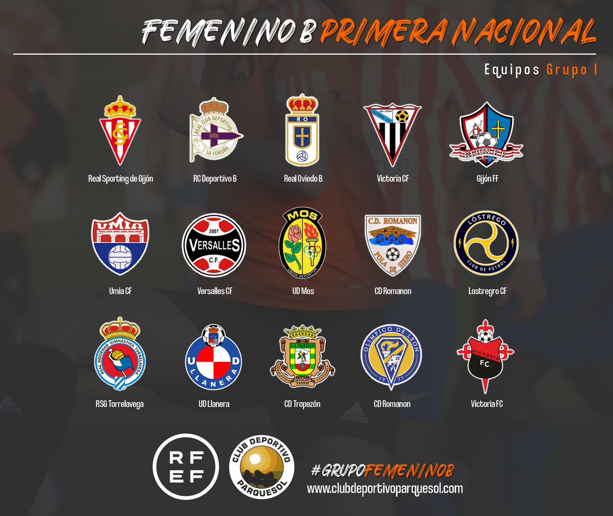 CDParquesolFem's tweet photo. FEMENINO B | 🆚️🍊⚽️ ¡Ya conocemos a los rivales de las de Alberto durante la Temporada 2022/2023 en Primera Nacional! ¡Estaremos en el Grupo I!

#VamosParquesol #FutbolFemenino #GrupoFemeninoB #PrimeraNacional https://t.co/Zohv75VSF8