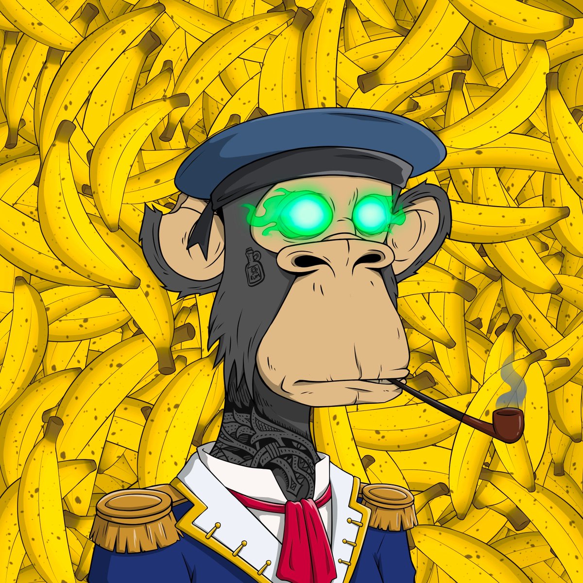 200 Eth in four days. Not bad for a free mint.. but we're just getting started! 🚀🏴‍☠️

Oh, and this ultra-rare Pirate Ape (top 1.46%) is looking for a new home 👀. To enter:

1. Follow @BadApePirates
2. Like, RT, &amp; tag some friends.