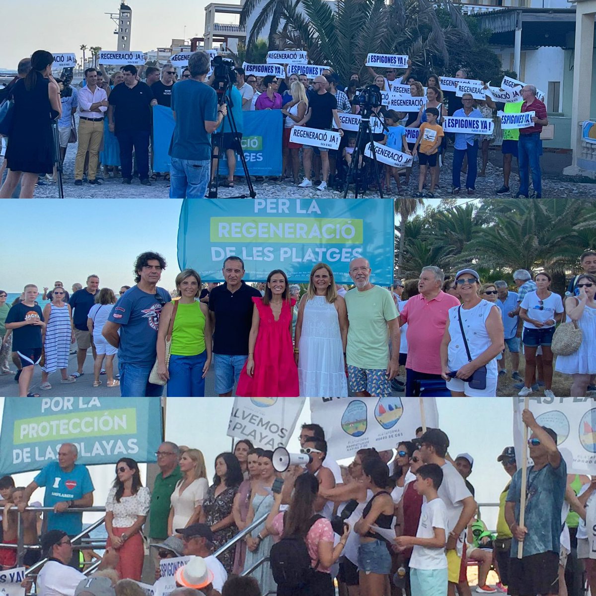 popularescs's tweet photo. 🔵 El PPCS, liderado por @barrachinaMarta , ha salido a manifestarse junto a los vecinos de Moncofa, Xilxes, Nules, Almassora, Oropesa y Torre la Sal para exigir las obras para evitar que desaparezcan nuestras playas.

👉 Alzamos la voz por la regeneración de nuestras costas. https://t.co/JTGlb9O8HQ