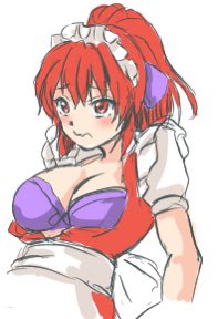 クシーナ/クシェーラ(ダンジョンタウン)
斧を使うパワー系のキャラで、最高峰の性豪でもある…が
意外と料理が得意だったり、主人公相手には意外と純情な一面も見せたりとなかなかかわいらしいところも多い
この子も毛色は違うものの、男の子の子供が産まれてもちゃんと育ててくれそうな所がいい 