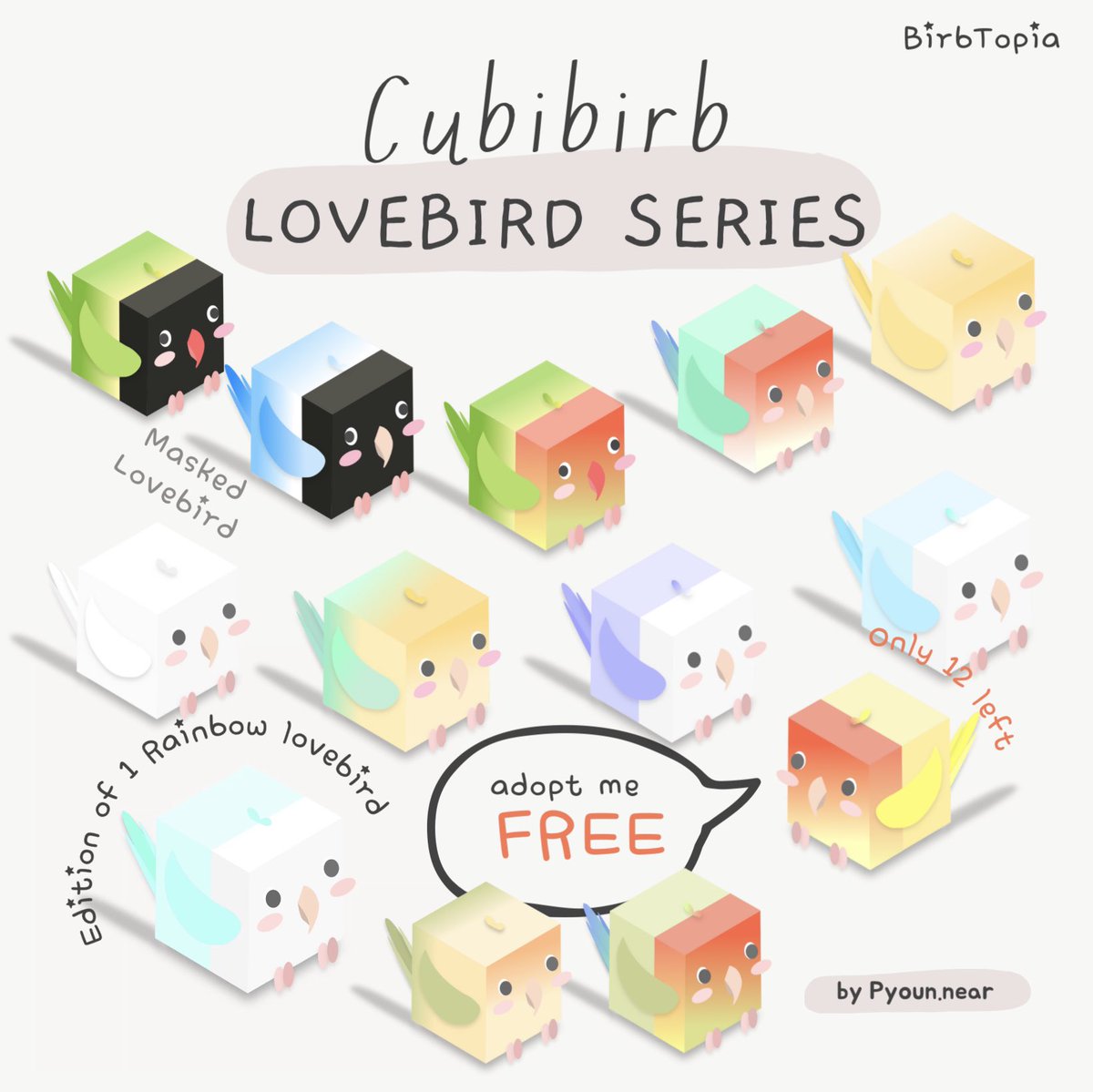 🦜Collection LOVEBIRD🦜 ………Start from FREE !!……… Find us here paras.id/collection/cub… • • @ParasHQ #NFTdrop #nftarti̇st #bird #NFTCommunity