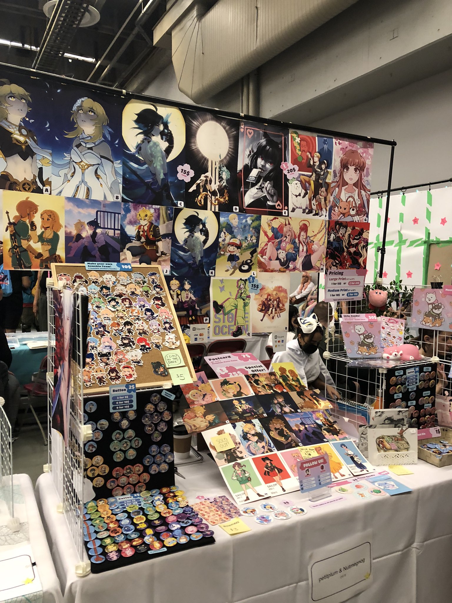 Meg on Twitter "Finally managed to take a picture but we’re at Otakuthon table O578 It’s the