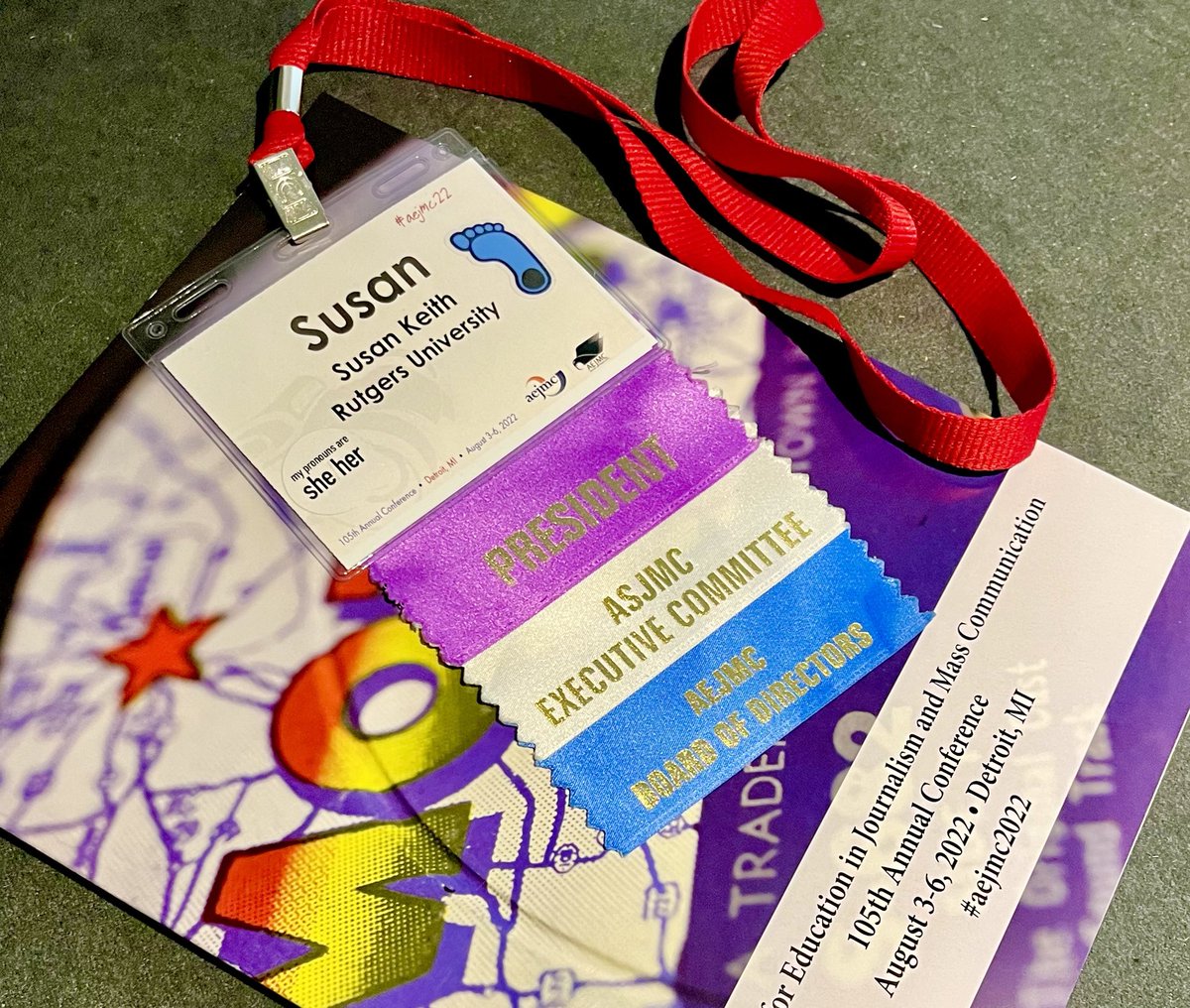 And that’s a wrap on #AEJMC22. It was so wonderful to see everyone, and I look forward to D.C. I am so impressed with what the AEJMC staff — Amanda Caldwell, Felicia Brown, Samantha Higgins, Kyshia Brown and Lillian Coleman — did to get us back together!