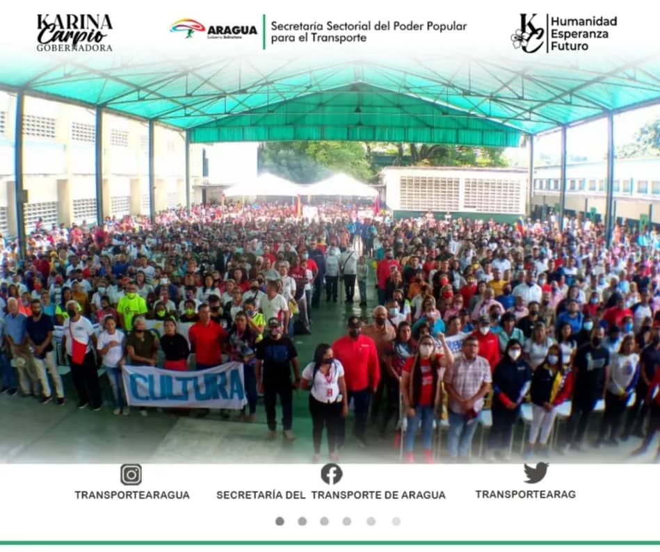 Desde la secretaria de transporte, le dimos acompañamiento a nuestra Gobernadora <a href="/Soykarinacarpio/">Karina Carpio</a> en el acto de juramentación de la estructura de los movimientos sociales, del Municipio José Felíx Ribas.

¡Lo Mejor Está Por Venir!

Humanidad, Esperanza y Futuro

#Bricomiles1x10