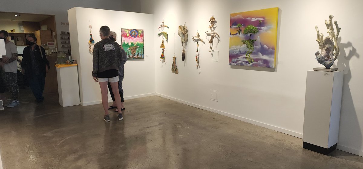 Old growth at <a href="/PropellerTO/">Propeller Art Gallery</a>. Exciting opening, non stop attendance. Beautiful to see this work installed so well in this fantastic show. Congrats to all the artists #brokenforests
