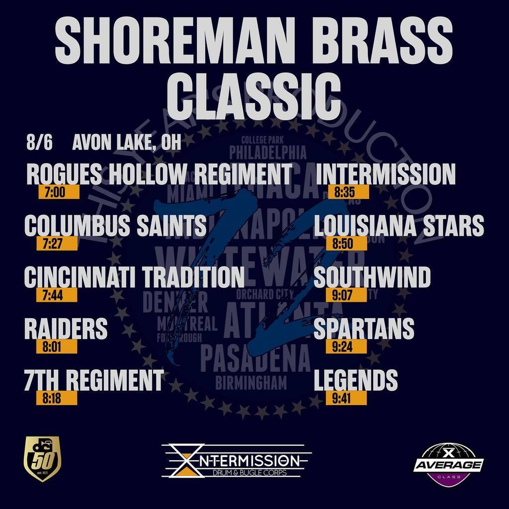 intermissiondbc's tweet photo. Another night, another couple of shows! Almost to Finals!
BTW, our semi-creative team is AT the Avon Lake show. So holler if you’re here!
#dci #dcimemes #drumcorps #dci2022 #music #marching #marchingband #band #bandmemes #marchon #dciambassadors #growd… https://t.co/uUuGQnrARA https://t.co/ADTaXr7As2