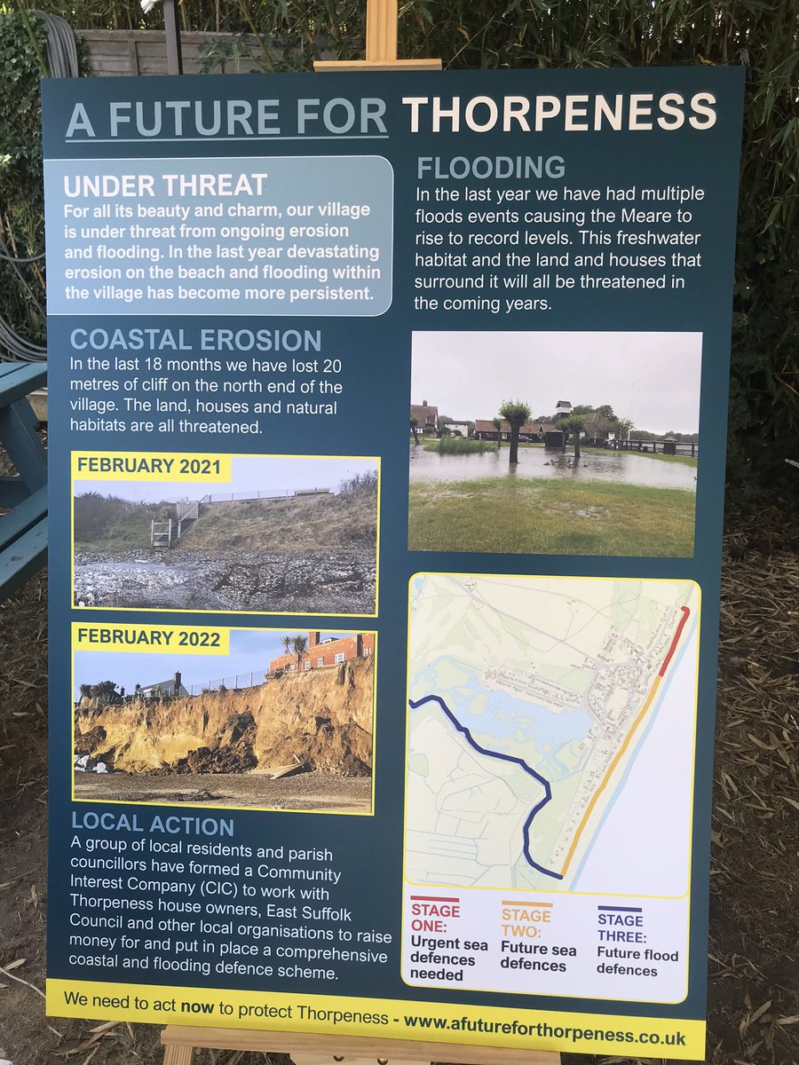 ThorpenessG's tweet photo. The boards from todays presentation at the Thorpeness village fete. @TheDolphinInn #thorpeness #suffolk #community https://t.co/tQvCOOoChK