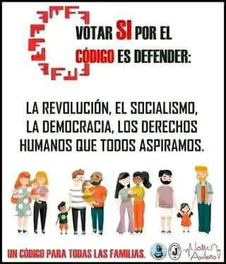#SantiagodeCuba Votamos Sí por el nuevo Código de la familia #CubaPorLaPaz #FuerzaCuba .