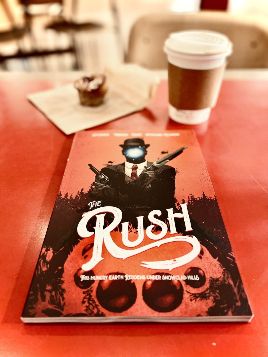 JasonRagosta's tweet photo. Today’s reading material. #TheRushComic from @thevaultcomics https://t.co/Vz5PhoNy7A