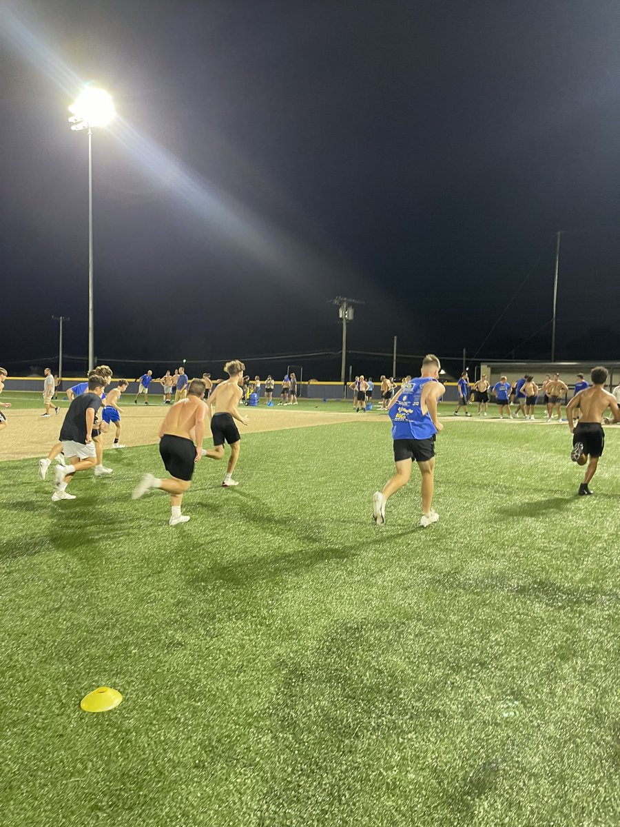 pryortstrength's tweet photo. Football team in their final conditioning test before season starts next week! Proud of these young men and ready to see what the season has in store for them π @PryorTigerFB #DrawTheLine #NextLine22 #TigerStrength https://t.co/7deSkkcmkY