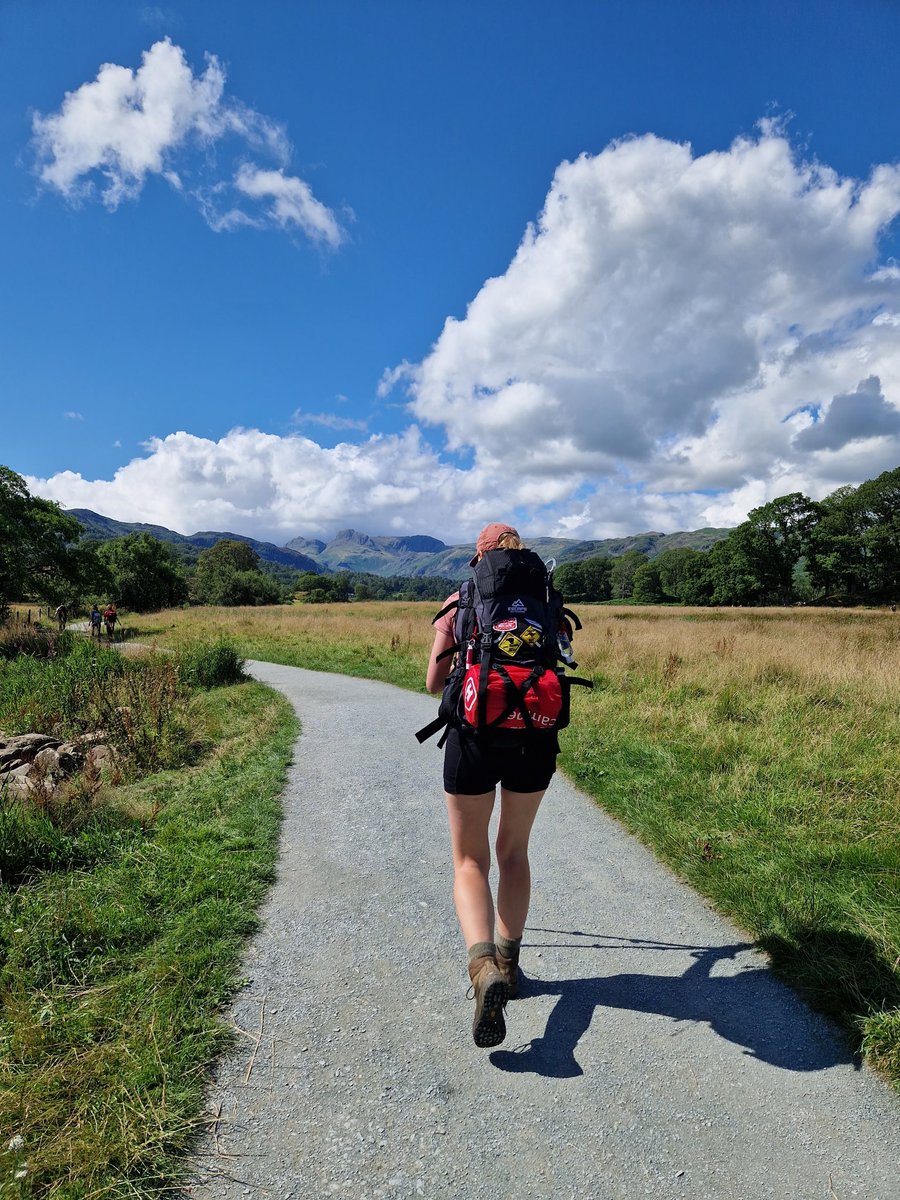 BeckyShelford's tweet photo. The Lake District threw pretty much everything it had at us, but we made it! 130km in 5 days from Ulverston to Carlisle along the Cumbria Way 🎉 https://t.co/SQTM3spmi9