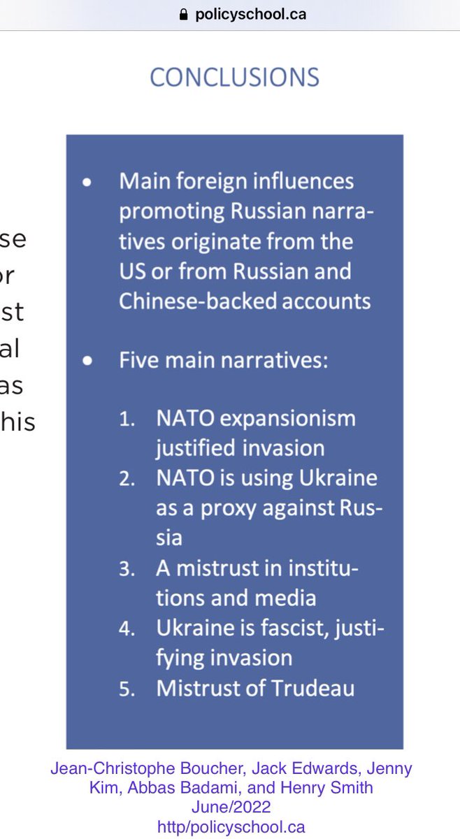 HeatherMoAndCo's tweet photo. A reminder of the top Twitter accounts pushing Russian war #disinformation & anti-Trudeau propaganda in 🇨🇦, according to research by The School of Public Policy @ U of C. Rebel fake News, Rupa Subramanya, Ezra Levant, Jack Posobiec, Candace Owens. #cdnpoli
https://t.co/P3K1Kou2Ul https://t.co/VyWziLh2x9