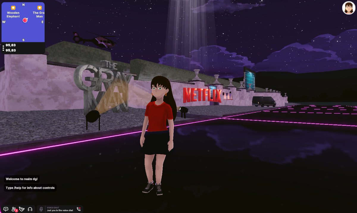 ornella_hdz's tweet photo. #MetaverseMission complete

@netflix teamed up with @decentraland for its first #metaverse experience based on #TheGrayMan movie https://t.co/6mUVs7RHCf