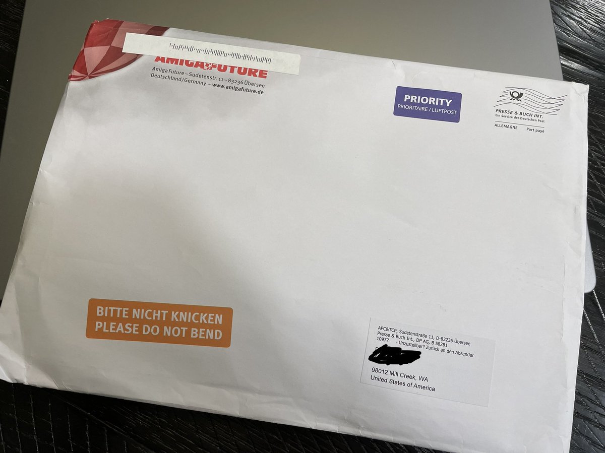 simpsondustin's tweet photo. @AmigaFuture My first installment arrived today.  We are talking kid in a candy store level of excitement. #amiga https://t.co/U7M3IJr7IK