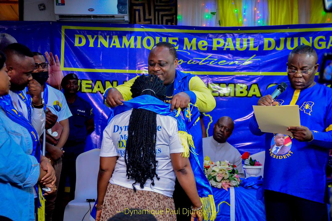 DynamiqueDjunga's tweet photo. #RDC #Kinshasa #Funa
La structure d'appui au MLC de Jean Pierre Bemba, la Dynamique Me Paul Djunga vient d'installer officiellement sa fédération de la commune de #Kalamu, ce samedi 06 août 2022. 
@Pdjunga @bembajp @BazaibaE @Evebazaiba @FideleBabala @GerengoValentin @elysee_odia https://t.co/g555KOvZsh