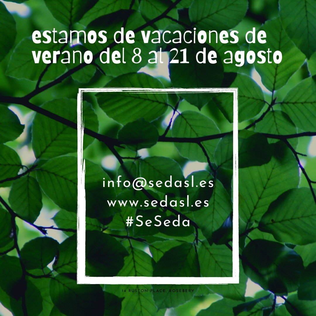 Volvemos en 2 semanas!!
